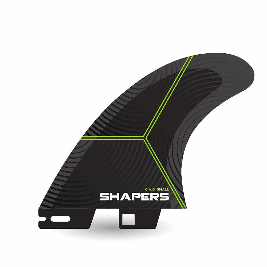 Surfboard Accessories>Fins Block Surf Surfboard Accessories>Fins | Shapers C.A.D. Thruster Small Fcs2 Compatible All-Around Fin Set