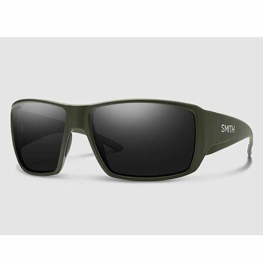 Clothing>Mens>Sunglasses Smith Clothing>Mens>Sunglasses | Smith Optics Guide'S Choice Matte Moss/Polarized Black