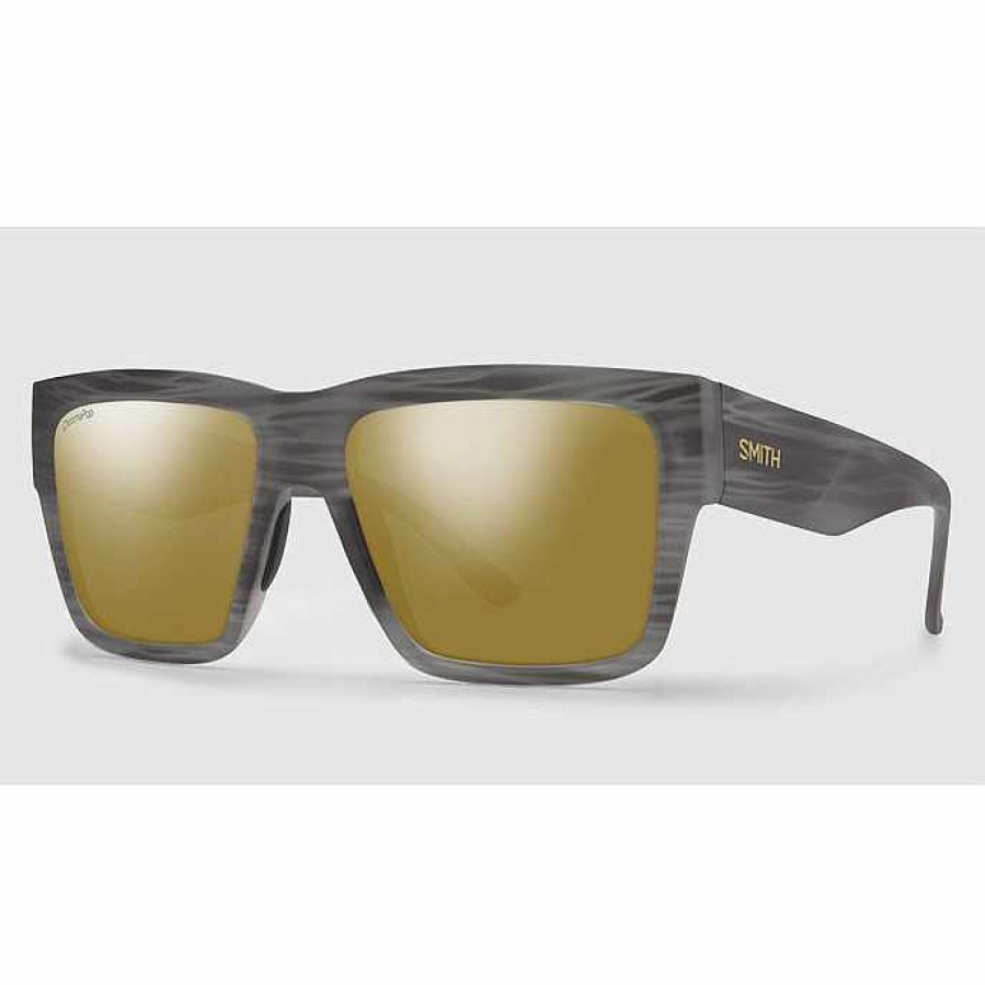 Clothing>Mens>Sunglasses Smith Clothing>Mens>Sunglasses | Smith Optics Lineup Matte Gray Horn/Polarized Bronze